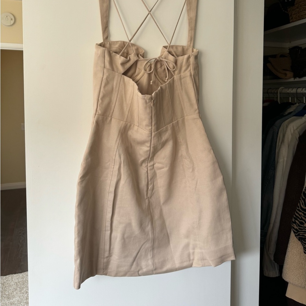 OH POLLY GIOVANA DRESS 💫 SAND - Picture 7 of 7